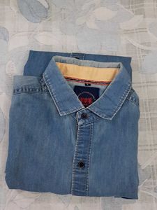 Men's Blue Denim Shirt