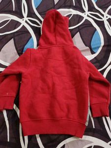Baby Gap Hoodie - Red &amp; Gray