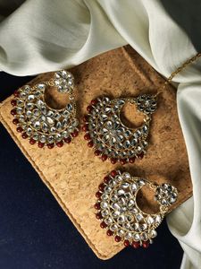 Gorgeous Mangtika Kundan Set 💕👌