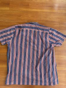 Striped Button-Up Shirt