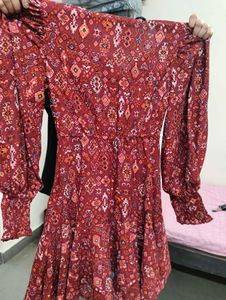 Boho Print Midi Dress