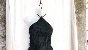 69. Velvet Halter Fringe Top