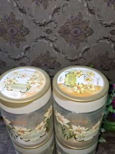 Vintage "Spring" Canister Set - 6 Pieces