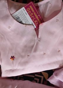 Pink Floral Kurta Set 🌸