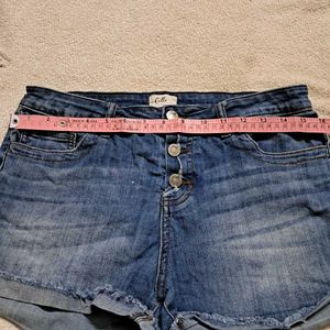 Y2k Vintage Blue Denim Shorts