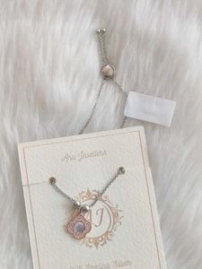 925 Clover Pendant Necklace With Hallmark