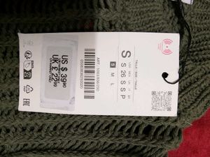 zara knitted vest with tags