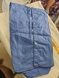 Blue Cotton Kurta