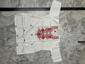 Chikankari Short Kurti