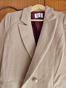 Tweed Long Coat For Girls