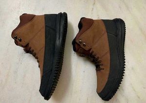 Cole Haan Brown Leather Hiking Boots