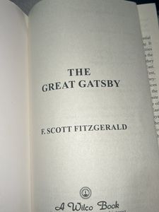THE GREAT GATSBY BY F.SCOTT FITZGERALD