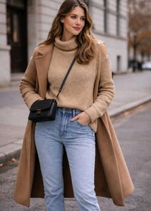 Elegant Turtleneck Knit Sweater