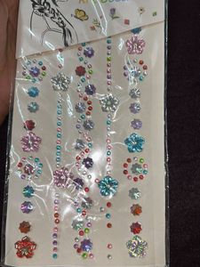 Sparkling Flower &amp; Gem Rhinestone Stickers