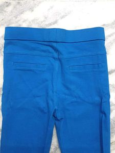 Blue Slim Fit Leggings