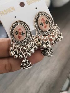 Boho Jhumka Earrings