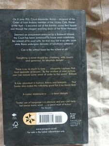 A Gentleman in Moscow by Amor Towles