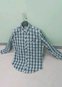 Men's Blue pure cotton shirt
