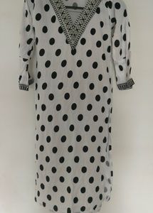 Blue Chikenkari Kurti