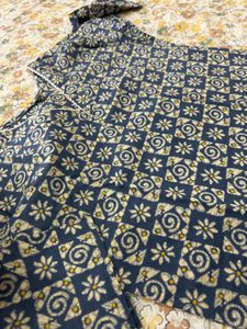 Boho Floral Print Cotton Kurti
