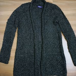 Grey Woolen Shrug