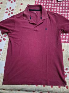 Men's Maroon Polo T-Shirt