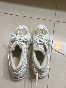 White Chunky Sneakers