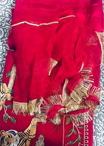 Fancy suit fabric 3 piece set color charry
