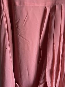 pink drape dress