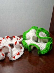 Handmade Crochet Scrunchie