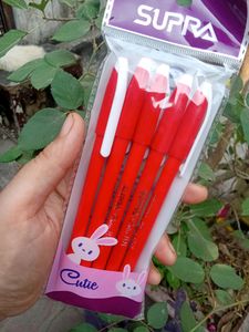 Packet Of Red Ball Pens