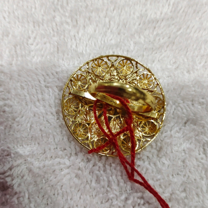 1.5 gram gold plated finger ring