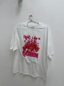 Shein Fight Like a Queen Graphic Tee