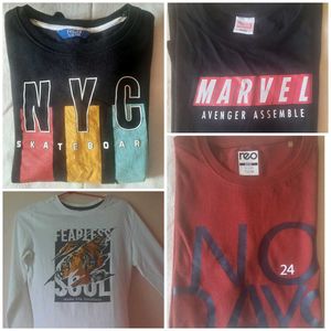🎄Bundle of 4 Branded Tees🎄