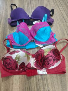 Three Women's Bras - Various Styles
