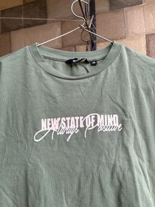 Zudio Green Cropped T-Shirt