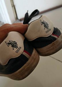 USPA Men's Navy Casual Sneakers