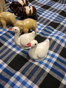 Adorable Ceramic elephant Figurines Set