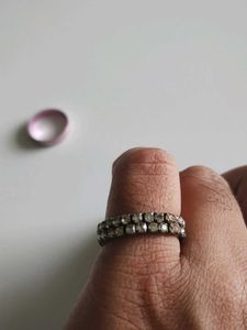 Sparkling Stackable Rings Set