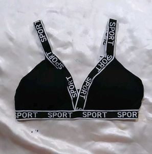 Black Sporty Bra
