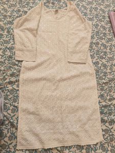 Elegant white kurta