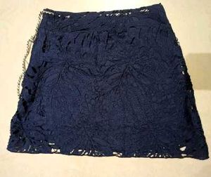Navy Blue Lace Skirt (offer price for limited time