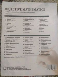 Objective Mathematics Volume 1&amp;2 RD Sharma