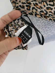 Leopard Print Strapless Tube Top