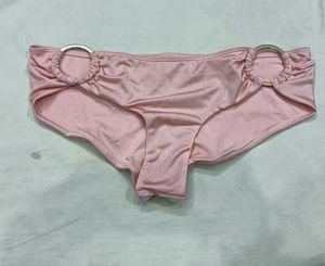 Pink Bikini ❤️‍🔥Bottom with Gold Rings