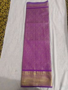 Beautiful Purple Banarasi Silk Saree