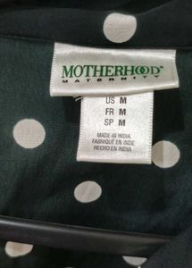 Classic Polka Dot Button-Up kurta