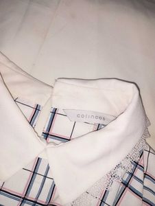 Classic Plaid Collared Blouse
