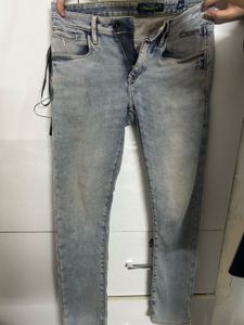 Men's Acid Wash Slim Fit Jeans