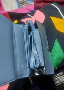 Chic Blue Handbag